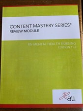 RN Mental Health Nursing Review Module -Edition 11.0- 2019 by ATI Nursing Educat