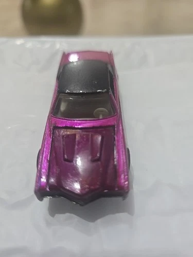 1968 Hot Wheels REDLINE Custom ElDorado MAGENTA White Interiors US Base Mattel