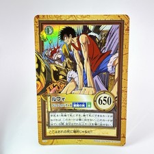 One Piece Luffy Carddass Hyper Battle TCG C145 Holo Foil Vintage Japan 2000 Rare