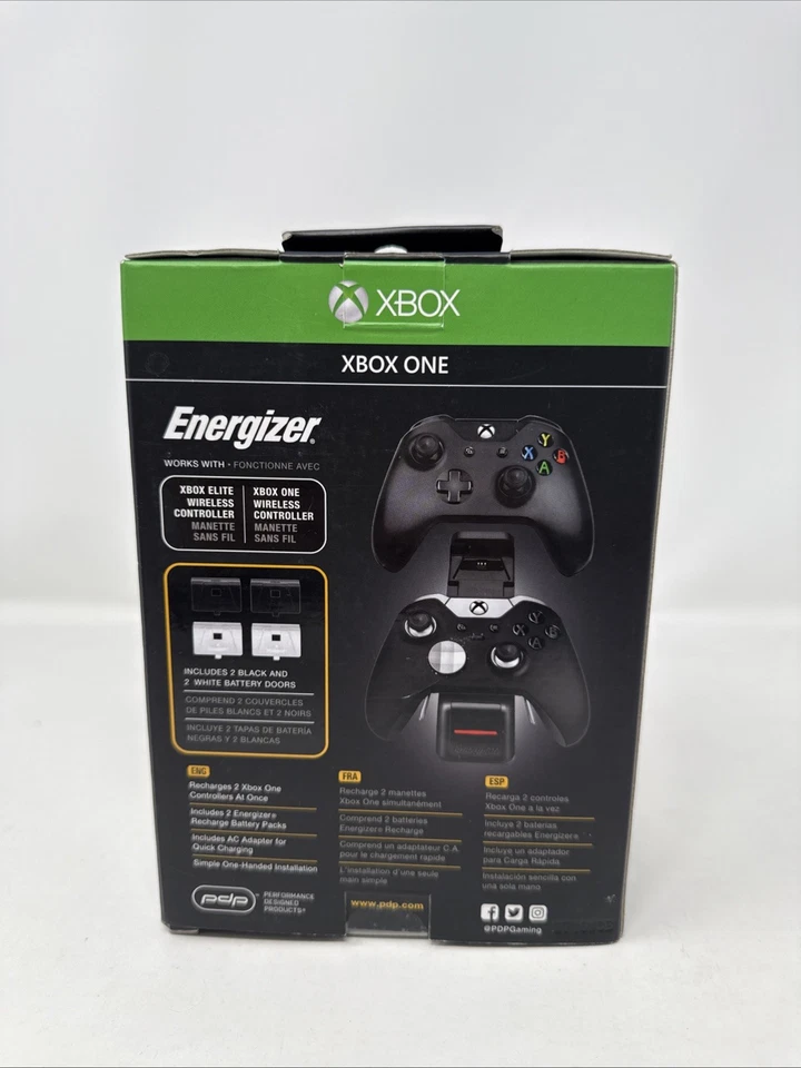 NEW PDP 0018 Energizer 2X Charge System for Xbox One Controller - Image 2 of 4