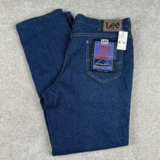 Lee Rider Vintage 80s Jeans Regular Straight Leg VTG 90s Union Made In USA 38x32