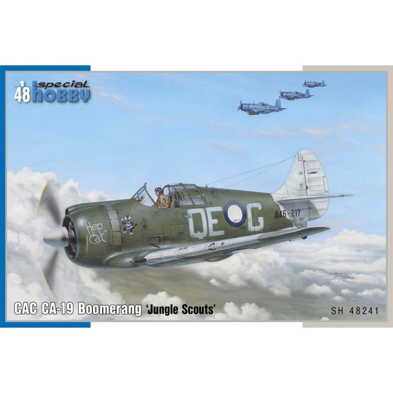 Maquette CAC CA-19 Boomerang 1/48 Special Hobby pour diorama de la Seconde Guerre mondiale