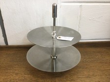 Robert Welch Stainless Steel Two Tier Cake Stand