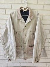 Vintage 1980s Distressed Carhartt Blanket Lined Chore Jacket Size 2XL/3XL BIG