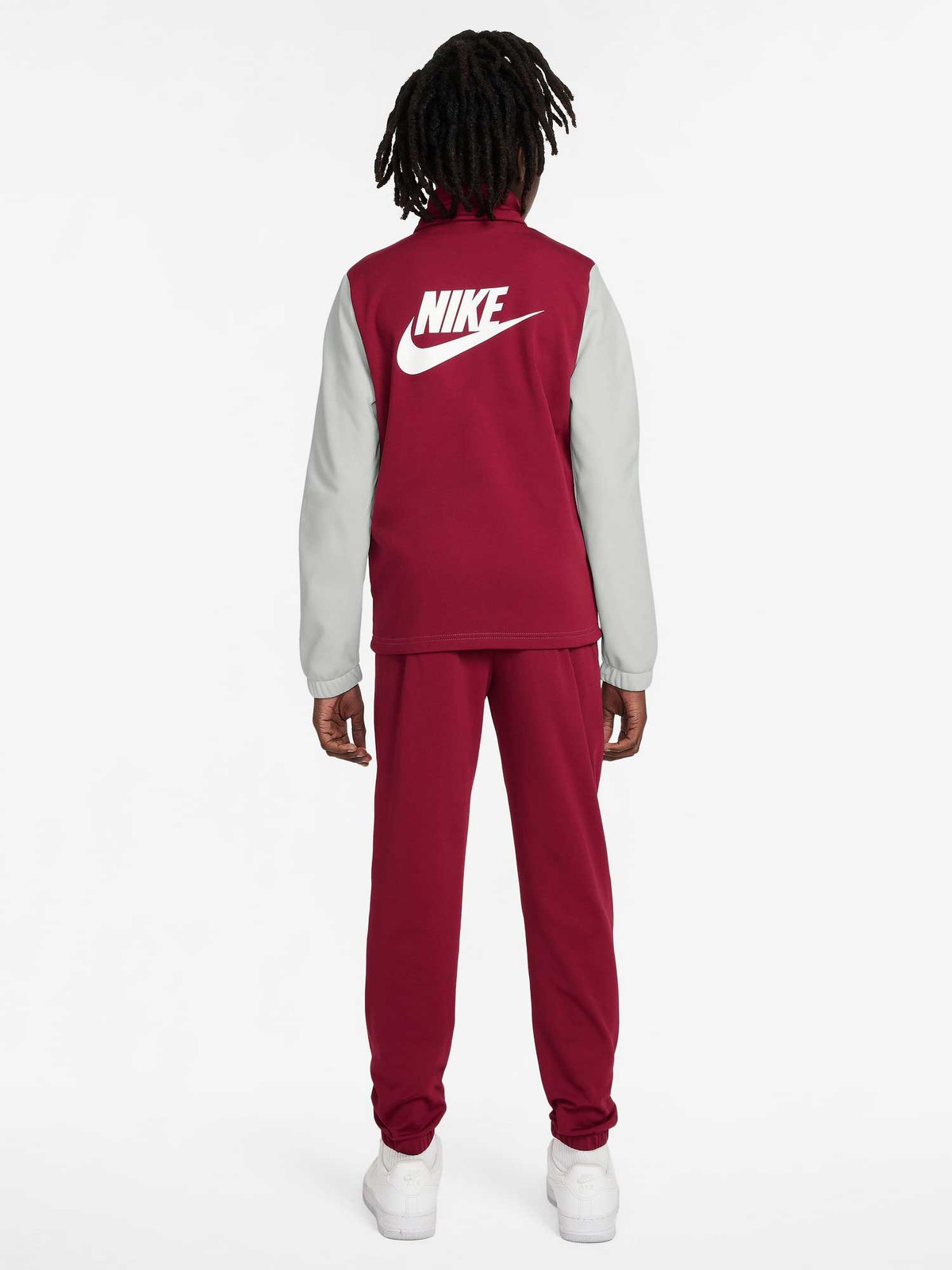 NIKE TRACKSUIT TOP BOTTOMS KIDS TROUSER JACKET PANTS RED GREY SET S M L XL image 2
