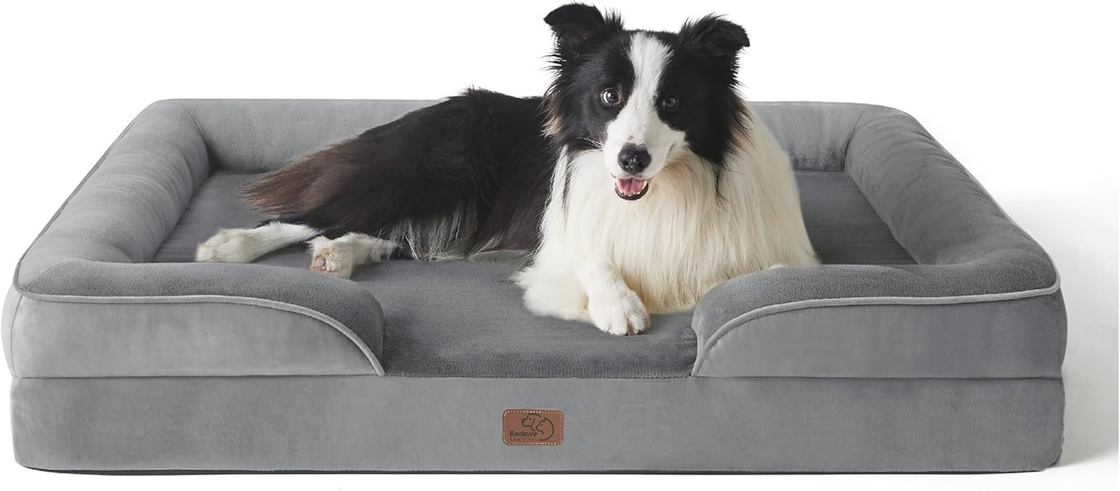 Letto per Cani Grande 89x63x18cm - Divano per Cani Taglia Gande in Uovo Foam, Co