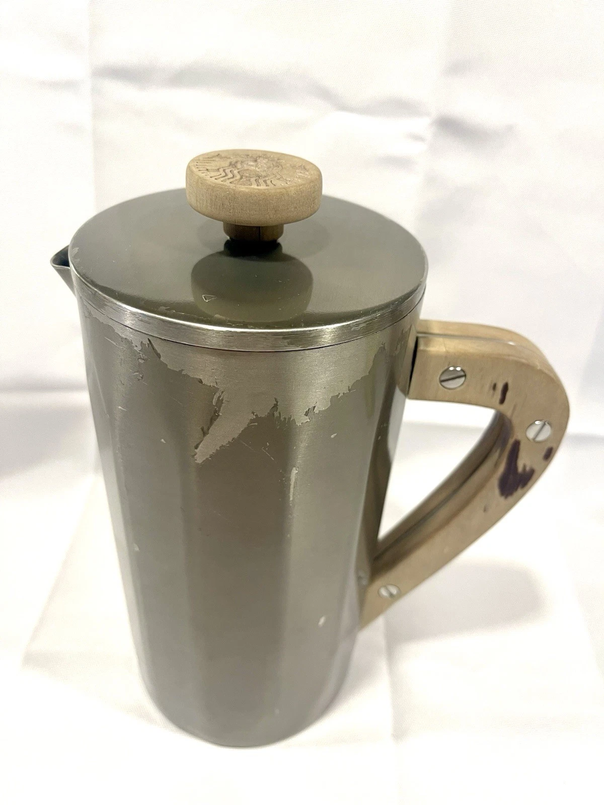 Starbucks Stainless Steel French Press Coffee Maker 34 oz 2013