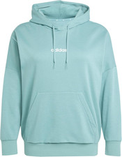 adidas womens Essentials Linear Fleece Hoodie