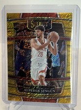 2021-22 Panini Select - Concourse Alperen Sengun #19 Gold Shimmer Prizm (RC) /10