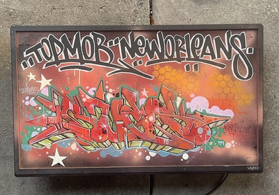 #ad #ad Graffiti On Old Tv Bugsone StyleWriter $325.00