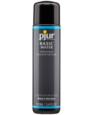 Economical Pjur Basic Water Based Lubricant - Latex Safe - 100 ml Bottle