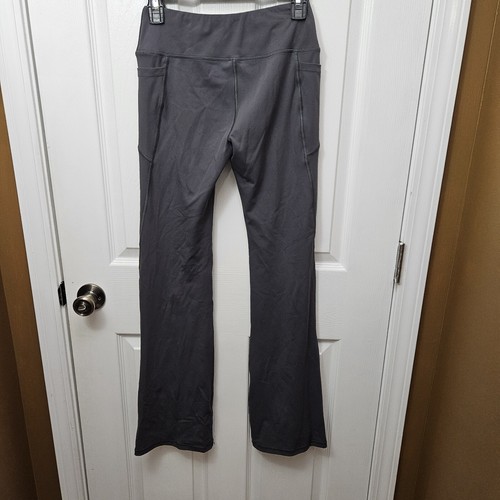 GIRLS AENLLEY GRAY YOGA FLARE LEG STRETCHY PANTS SIZE XL - Picture 4 of 11
