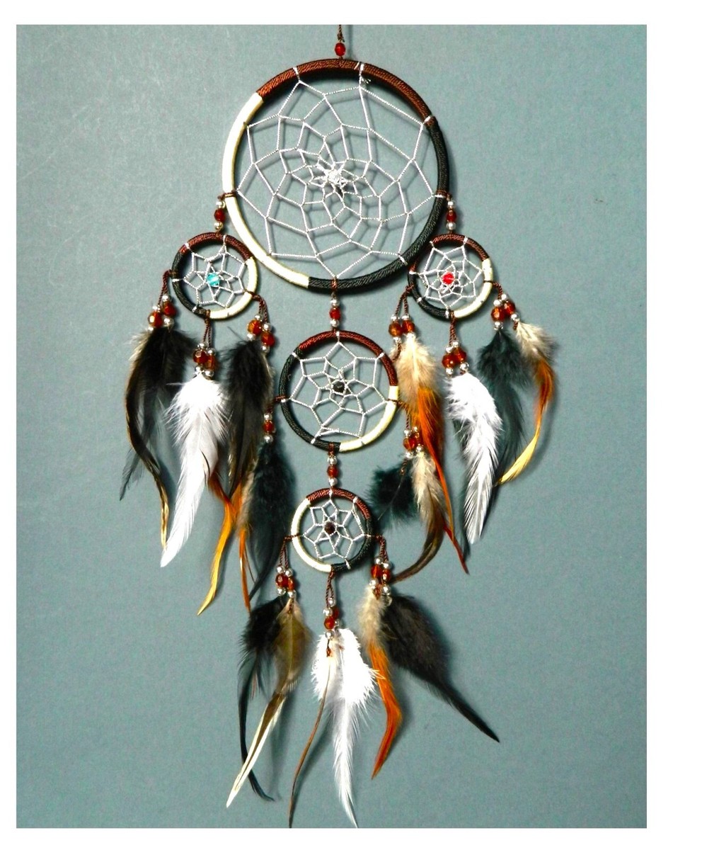 Dream Catcher Brown Cream Natural Dreamcatcher Boys Girls Gift