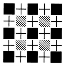 Really Great Stencils, Plaid 2 Stencil, 6 x 6, Background, Squares, Boxes