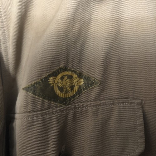 Cappello US Army seconda guerra mondiale, camicia da campo lana 141/2 32, pantaloni W32 L29 e camicia marrone 151/2 33 - Foto 23 di 24