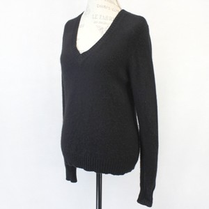 Kirkland Signature 2-Ply 100% Cashmere Knit Warm Black V-Neck Sweater Medium | eBay