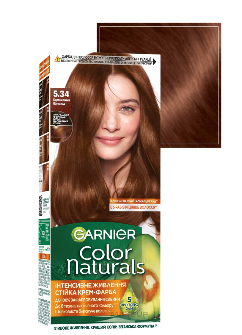 Naturals Long-lasting Cream Color Three Oils 40 Ml./1.3 Fl.oz.