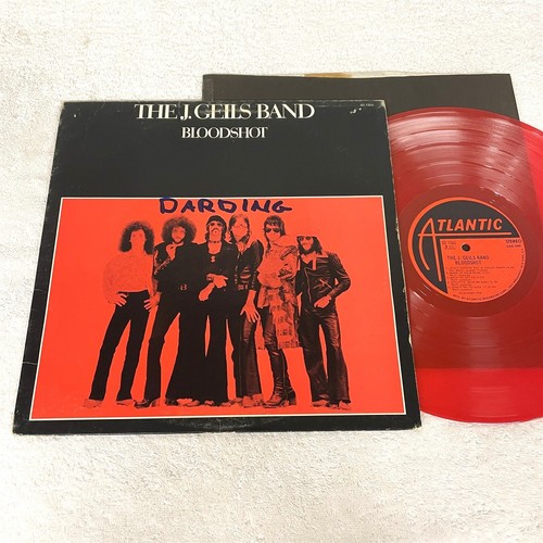 The J. Geils Band "Bloodshot" 1973 Rock LP, VG+, Pressed on Red Vinyl, Atlantic