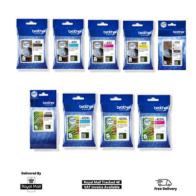 Brother LC422XL / LC422 High Capacity CMYK Tintenpatronen Set für MFC-J5740DW Set