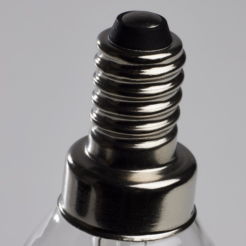 2 Pack Satco S21706 LED Clear Filament 5.5W B11 Candelabra E12 2700K Warm White - Picture 4 of 5