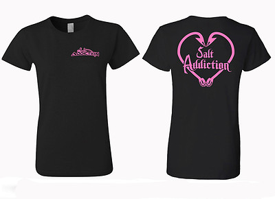 fishing t shirt Salt Addiction apparel Women's Saltwater ocean life offshore