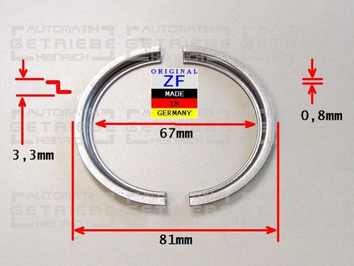 Haltering  (C)  von Kolben ; 1056410081 ; von Automatikgetriebe 5HP19 BMW VW