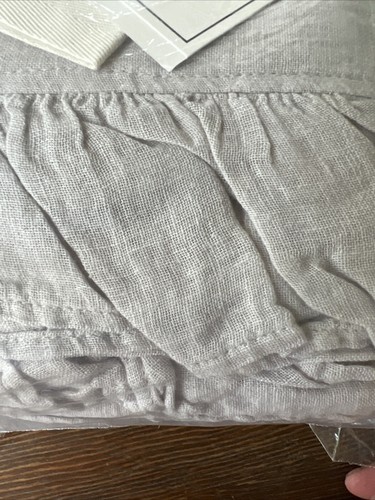 NEU H&M Home Leinen & Baumwolle Bewusste Auswahl Taupe Vorhang Paneele 2er Pack 47x98" - Bild 5 von 6