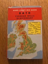 BATH, CHEDDAR WELLS AND GLASTONBURY - WARD, LOCK & CO. - Hardback D/W