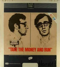 Take the Money and Run 1969 Woody Allen Janet Margolin CED RCA VideoDisc