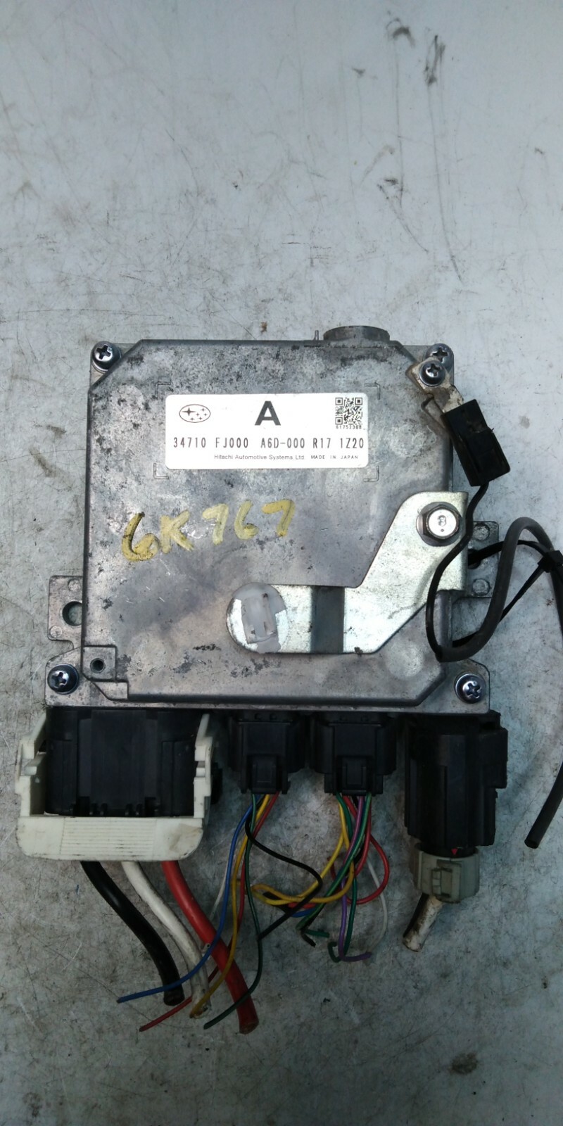 Subaru Impreza 2014 Seat Door Switch Control 34710 Fj110 A6d-000 R53 ...