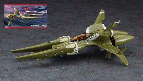 Modellino Hasegawa NAVE SPAZIALE CRUSHER JOE TR-5 HARPY NERO KIT 1:72