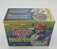 2020 Topps Update Baseball Cards Factory Sealed Blaster Box with Exclusive Coin