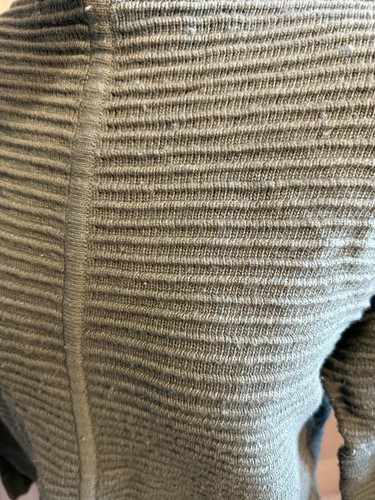 Ladies striped/ribbed Green JIGSAW long sleeve jumper SMALL - Picture 5 of 9