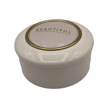 Estee Lauder Beautiful Perfumed Body Powder 2 oz w/ Puff Vintage 50% Full