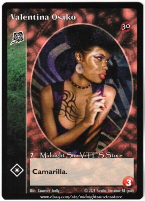 Valentina Osako Toreador 30th Anniversary V:TES VTES Vampire CCG