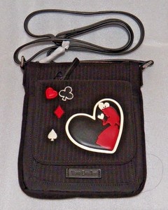 Details About Vera Bradley Disney Queen Of Hearts Crossbody Bag Nwt Alice In Wonderland