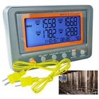Digital Thermocouple Thermometer K-Type 4 CH Temp-328~2498°F / °C Beep LED Alarm