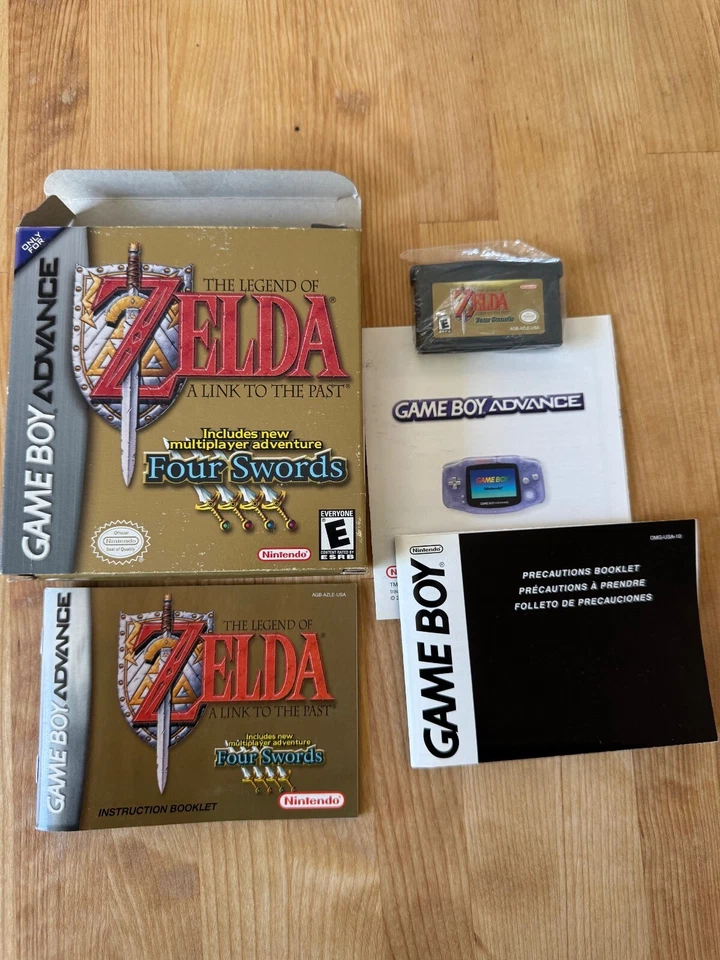 The Legend of Zelda: A Link To The Past and Four Swords GBA Completo Foto 2 de 4