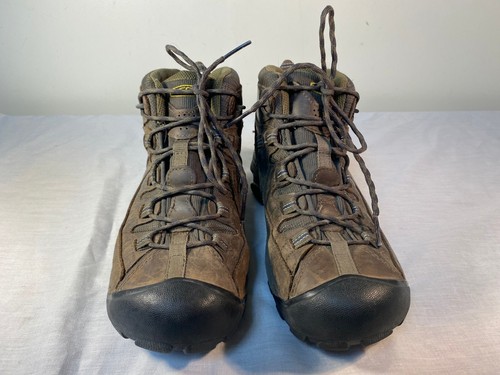 Keen Targhee III Mid Hiking Boots Men's Green Leather Waterproof - US 9 - Picture 5 of 6