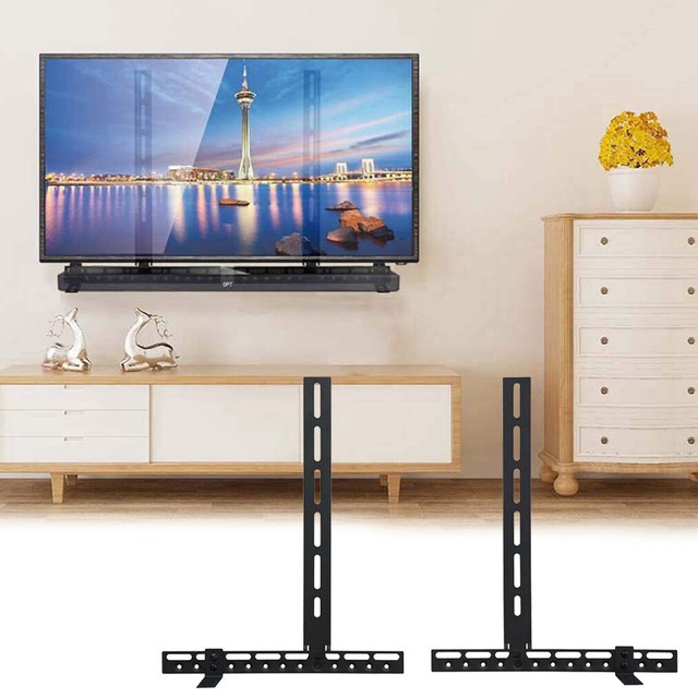 Universal Sound Bar Bracket Under TV Wall Mount Smart TV Stand Speaker fr 3280" eBay