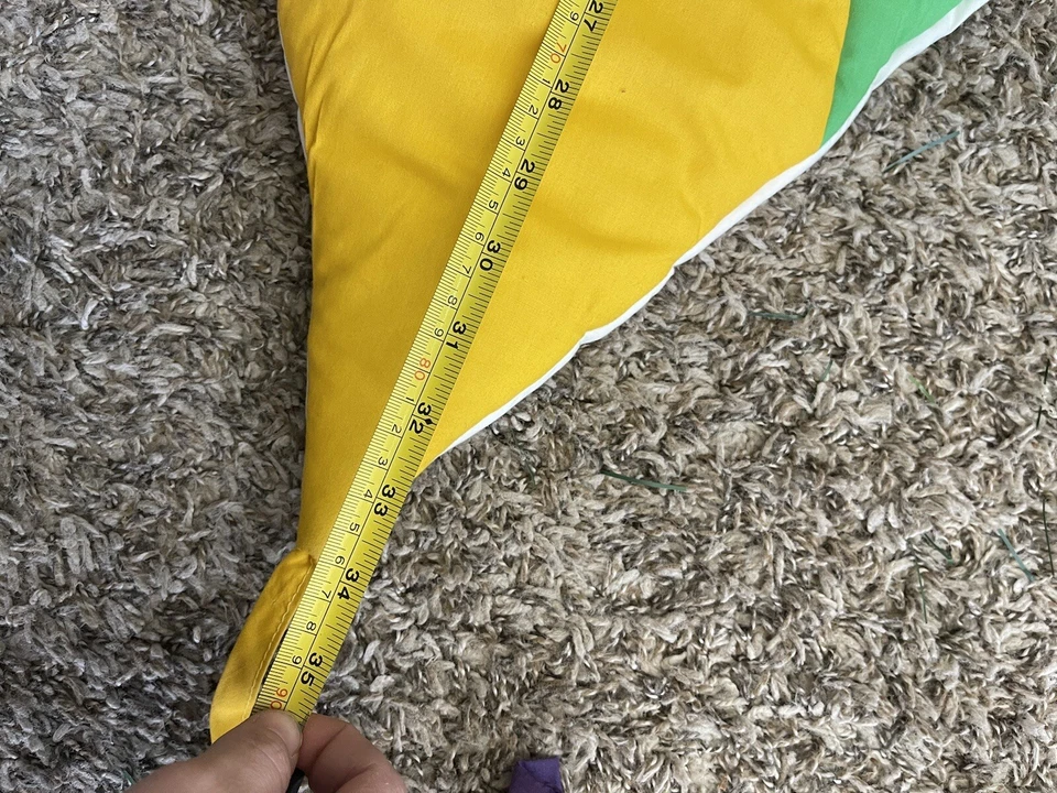 Cometa arco iris retro vintage años 80 felpa colgante de pared guardería habitación infantil orgullo Foto 4 de 4