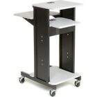 Global Industrial Projector Presentation Cart - Gray/Black