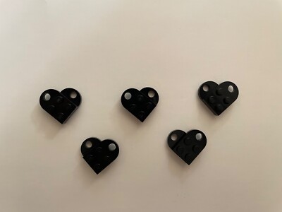 Chain Lego Coupling Plate Necklace Silver Love Heart Necklaces X2