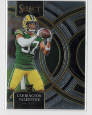 2023 Select Carrington Valentine RC #118 Premier Green Bay Packers