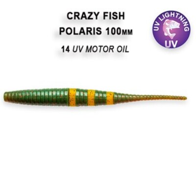 Crazy Fish Polaris 4'' 10cm (Standard) (3 Farben)