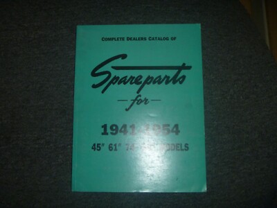 1941-1954 V-Twin MFG Harley Davidson Side Valve Models Parts