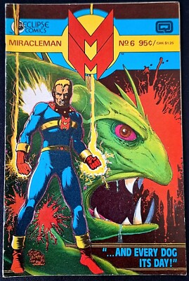MIRACLEMAN #6 FN 4 GESCHICHTEN ALAN MOORE / ALAN DAVIS ECLIPSE COMICS 1986