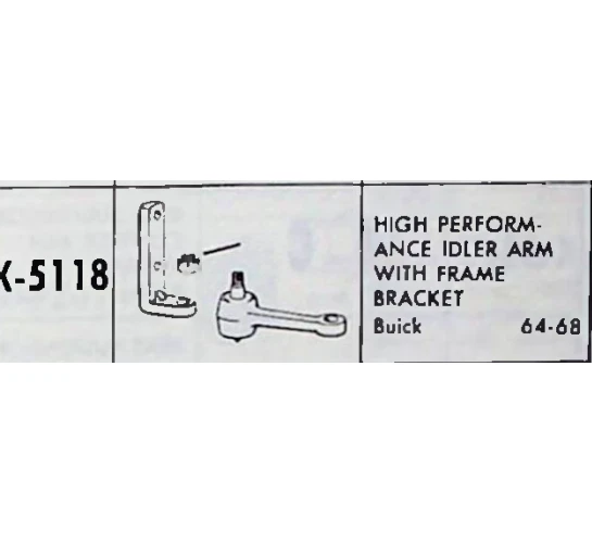 Moog brazo loca BUICK LeSABRE Wildcat Electra Saginaw dirección 1964-1968 K5118 Foto 2 de 2