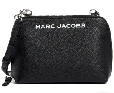 New Marc Jacobs Grind Crossbody Pouch Pebble Leather Black | eBay