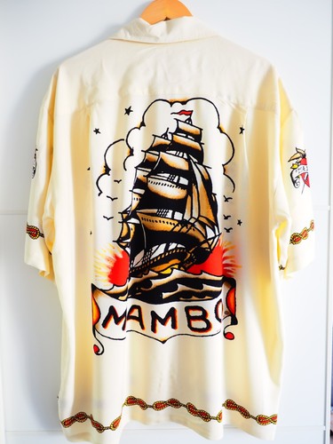 Mambo Loud Shirt Galleon Ship Sailor Short Sleeved Size M Medium Very Rare - Picture 5 of 16